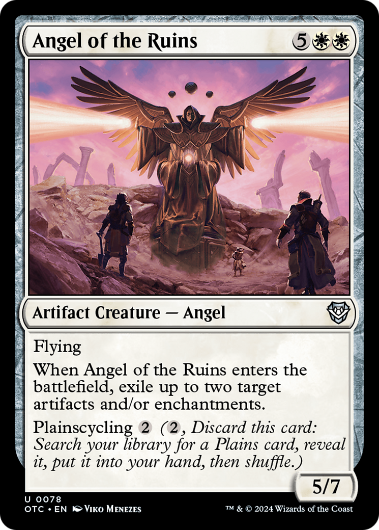 Angel of the Ruins [Outlaws of Thunder Junction Commander] 