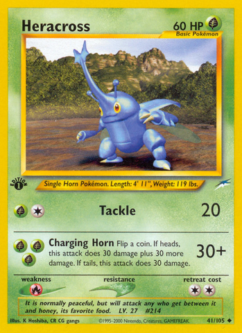 Heracross (41/105) [Neo Destiny 1st Edition] 