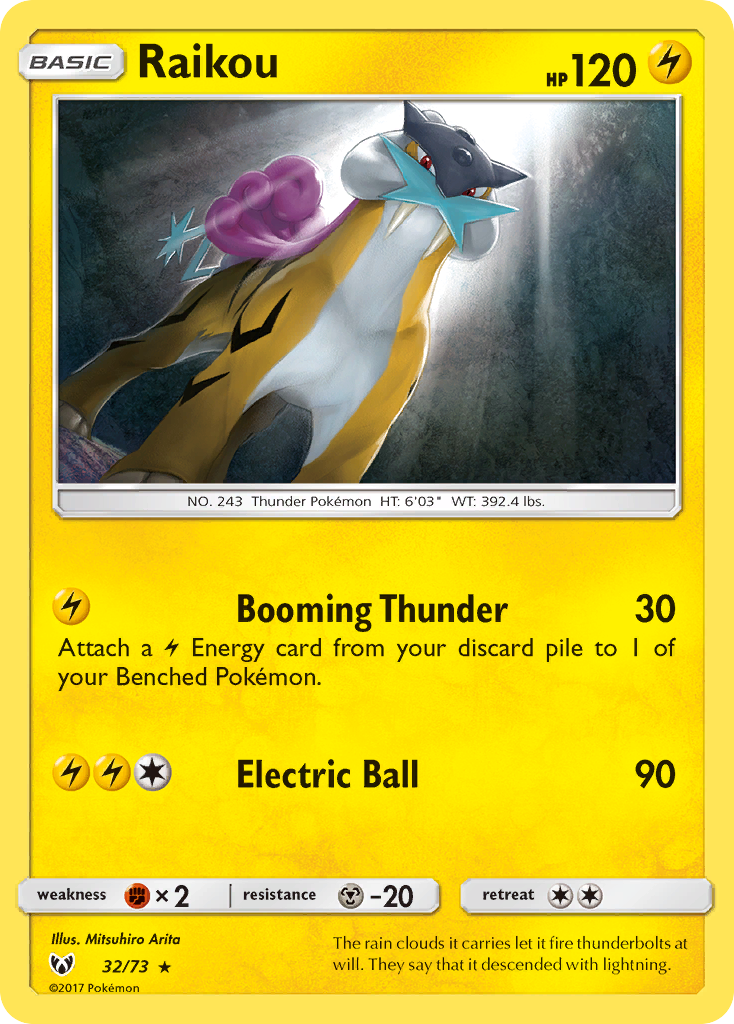 Raikou (32/73) [Sun &amp; Moon: Shining Legends] 