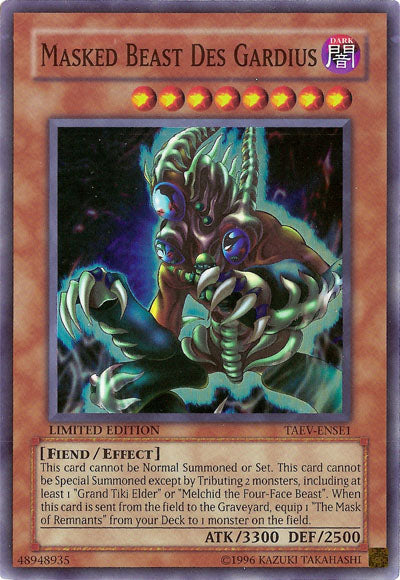 Masked Beast Des Gardius [TAEV-ENSE1] Super Rare 