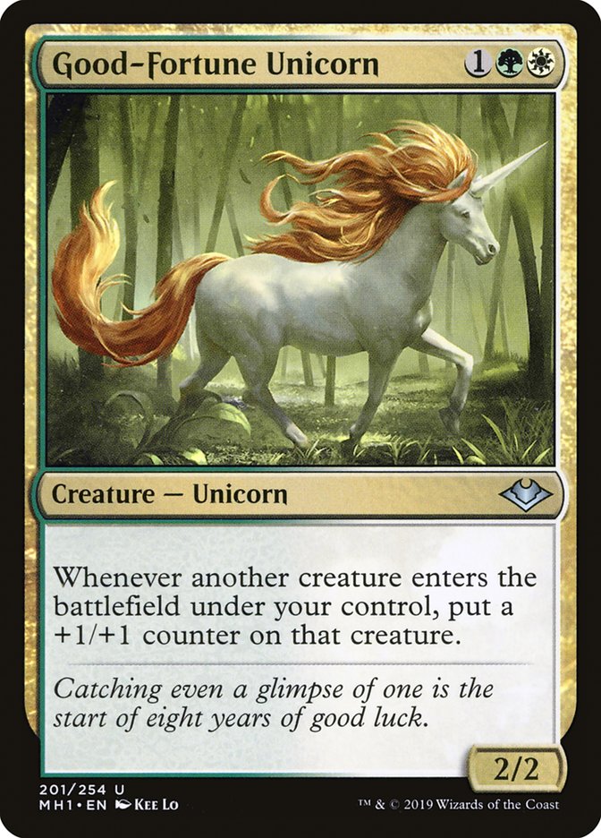 Good-Fortune Unicorn [Modern Horizons] 