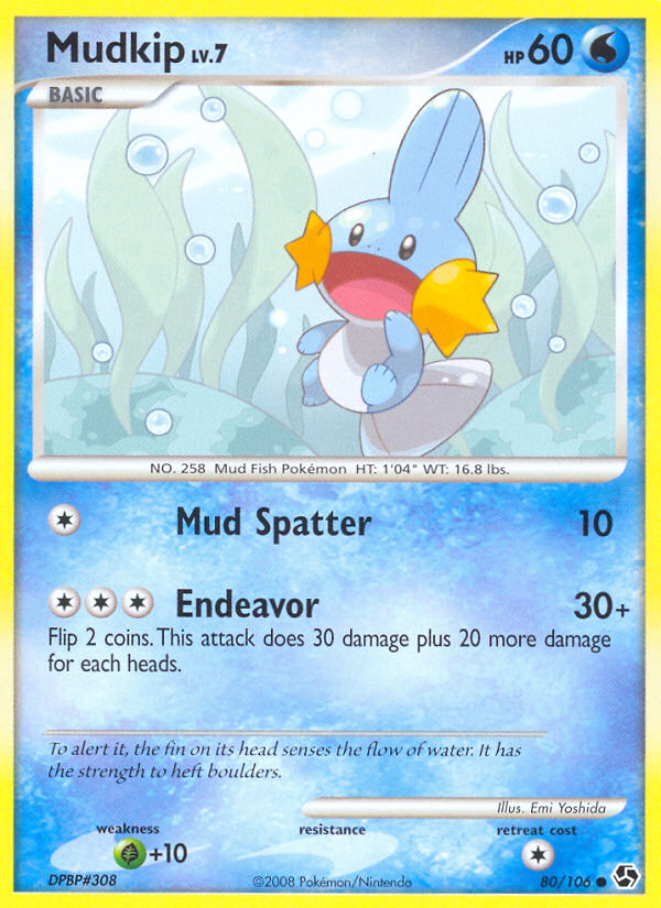 Mudkip (80/106) [Diamond &amp; Pearl: Great Encounters] 