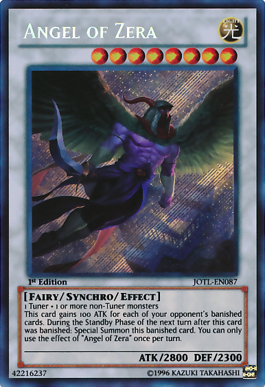 Angel of Zera [JOTL-EN087] Secret Rare 