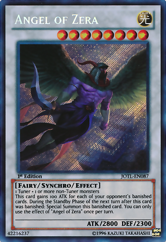 Angel of Zera [JOTL-EN087] Secret Rare 