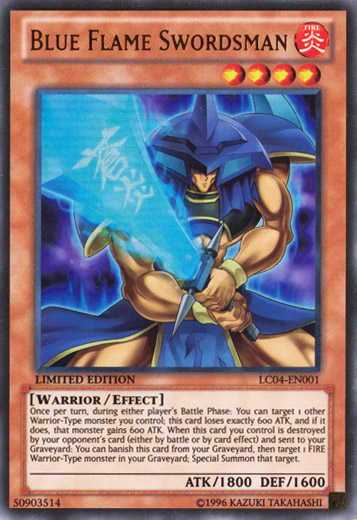 Blue Flame Swordsman [LC04-EN001] Ultra Rare 