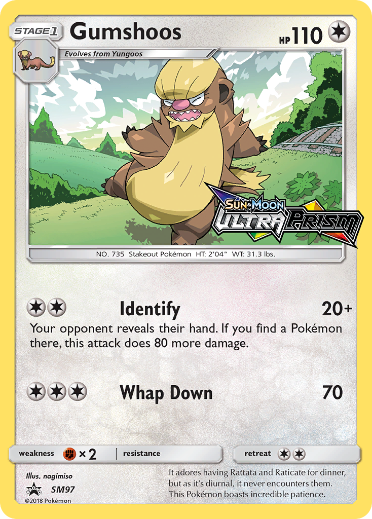 Gumshoos (SM97) [Sun &amp; Moon: Black Star Promos] 