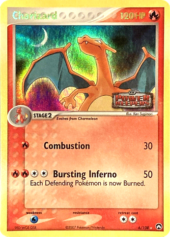 Charizard (6/108) (Stamped) [EX: Power Keepers] 