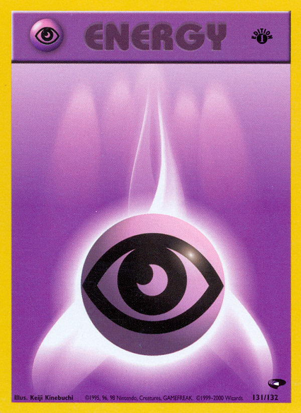 Psychic Energy (131/132) [Gym Challenge 1st Edition] 
