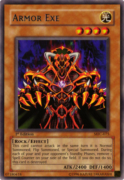 Armor Exe [MFC-075] Rare 