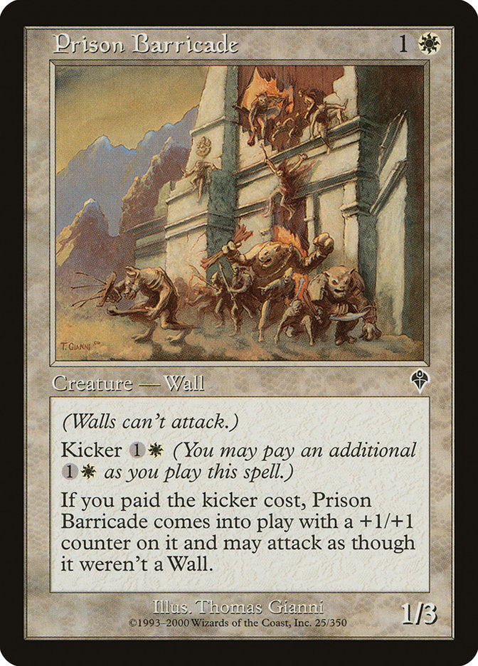 Prison Barricade [Invasion] 