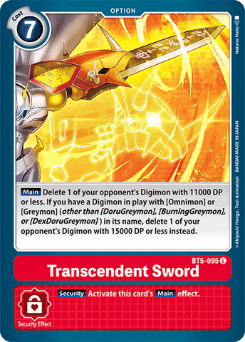 Transcendent Sword [BT5-095] [Battle of Omni] 