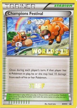 Champions Festival (BW95) (2013 Staff) [Black &amp; White: Black Star Promos] 