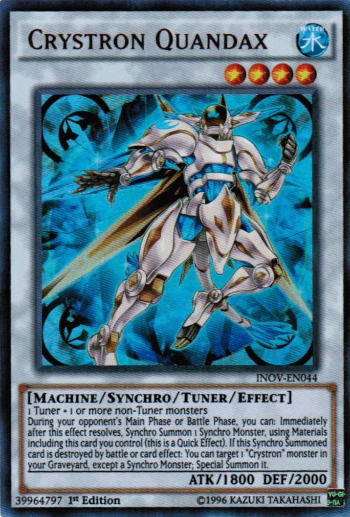 Crystron Quandax [INOV-EN044] Ultra Rare 