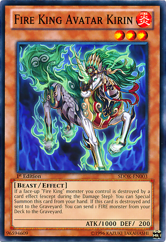 Fire King Avatar Kirin [SDOK-EN003] Common 