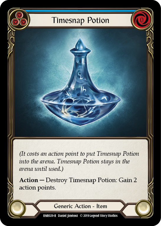 Timesnap Potion [RNR029-R] (Rhinar Hero Deck) 1st Edition Normal 