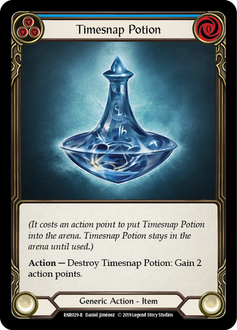 Timesnap Potion [RNR029-R] (Rhinar Hero Deck) 1st Edition Normal 
