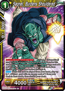 Saonel, Burdens Shouldered (BT17-102) [Ultimate Squad] 