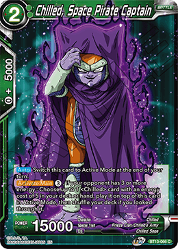 Chilled, Space Pirate Captain (Common) (BT13-066) [Supreme Rivalry] 