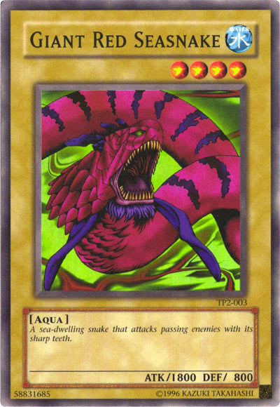 Giant Red Seasnake [TP2-003] Super Rare 