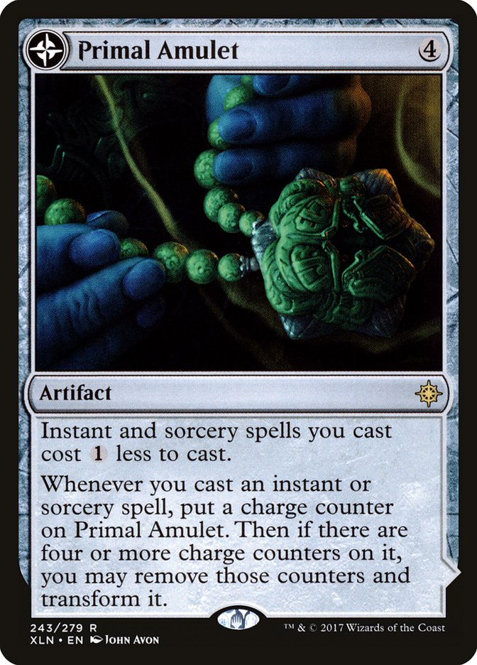 Primal Amulet // Primal Wellspring [Ixalan] 