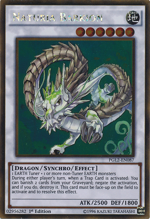 Naturia Barkion [PGL2-EN087] Gold Rare 