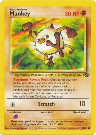 Mankey (55/64) [Jungle Unlimited] 