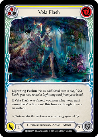 Vela Flash (Yellow) [ELE077] (Tales of Aria) 1st Edition Normal 