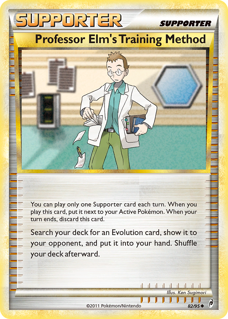 Professor Elm's Training Method (82/95) [HeartGold &amp; SoulSilver: Call of Legends] 