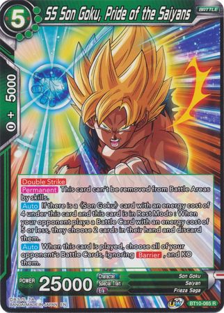 SS Son Goku, Pride of the Saiyans (BT10-065) [Rise of the Unison Warrior 2nd Edition] 