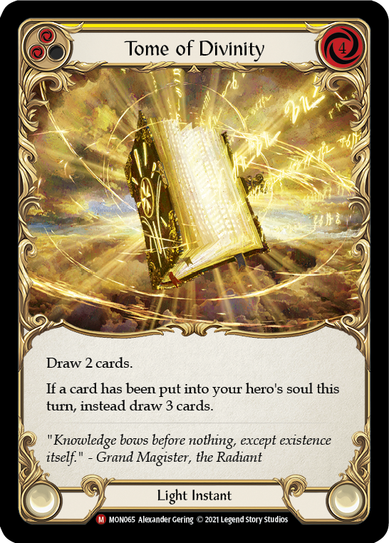 Tome of Divinity [MON065-RF] (Monarch) 1st Edition Rainbow Foil 