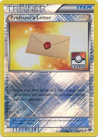 Professor's Letter (123/146) (League Promo) [XY: Base Set] 