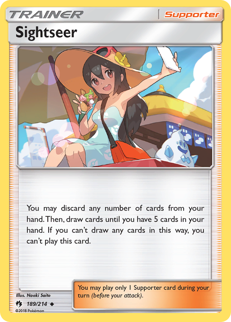 Sightseer (189/214) [Sun &amp; Moon: Lost Thunder] 