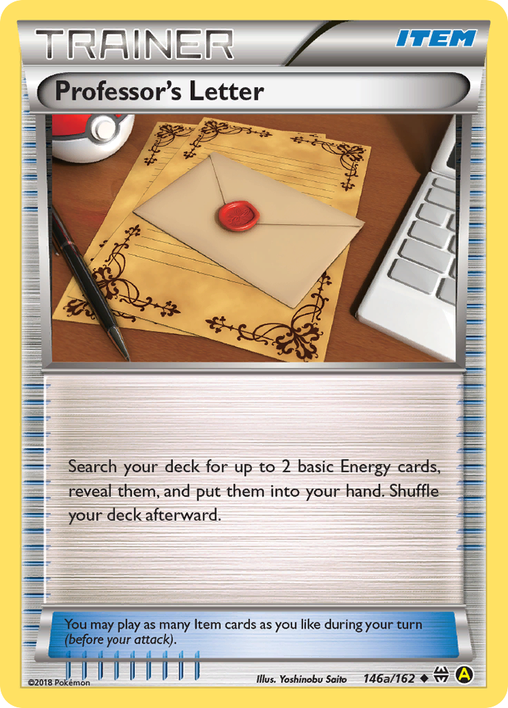Professor's Letter (146a/162) [Alternate Art Promos] 