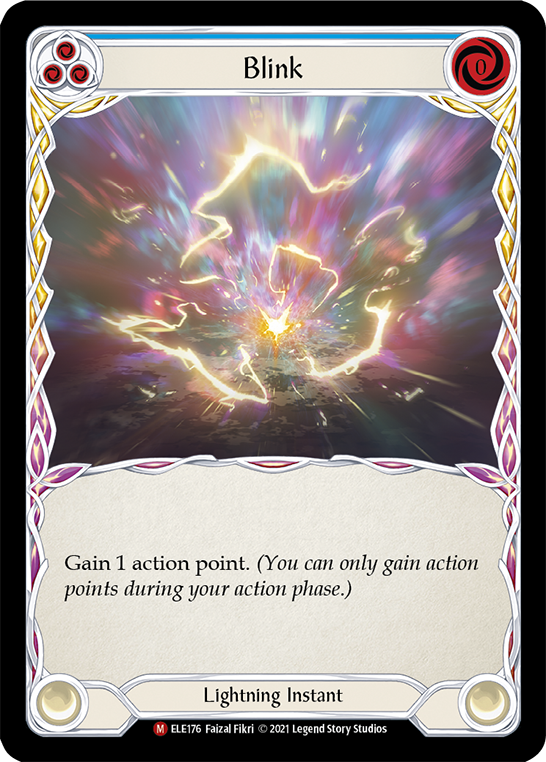 Blink [ELE176] (Tales of Aria) 1st Edition Rainbow Foil 