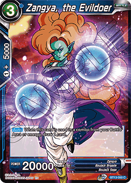 Zangya, the Evildoer (Common) (BT13-050) [Supreme Rivalry] 