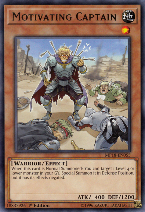Motivating Captain [MP18-EN055] Rare 
