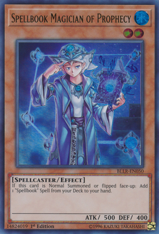 Spellbook Magician of Prophecy [BLLR-EN050] Ultra Rare 