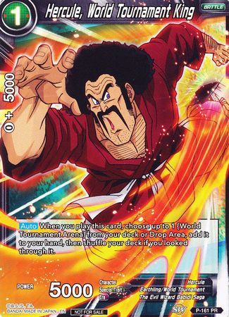 Hercules, World Tournament King (Power Booster) (P-161) [Promotion Cards] 