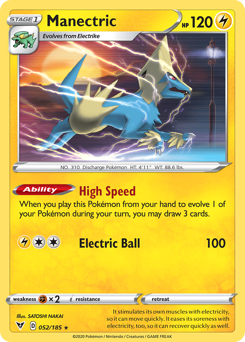 Manectric (052/185) [Sword &amp; Shield: Vivid Voltage] 