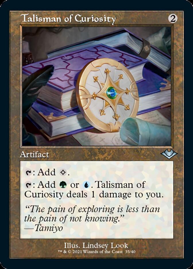 Talisman of Curiosity (Retro Foil Etched) [Modern Horizons 2] 