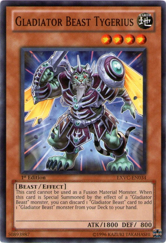 Gladiator Beast Tygerius [EXVC-EN034] Common 