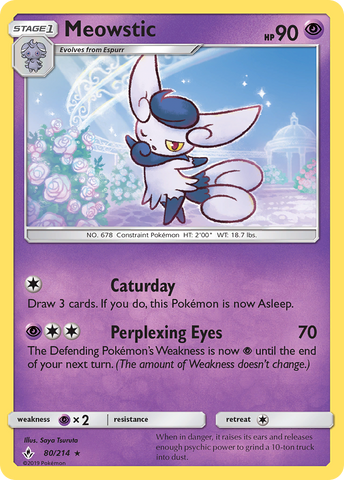 Meowstic (80/214) [Sun &amp; Moon: Unbroken Bonds] 