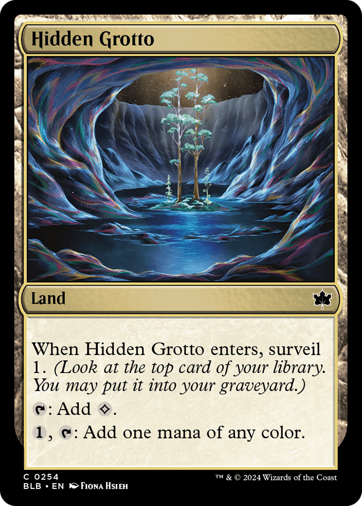 Hidden Grotto [Bloomburrow] 