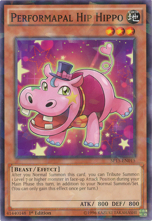 Performapal Hip Hippo [SP15-EN015] Shatterfoil Rare 