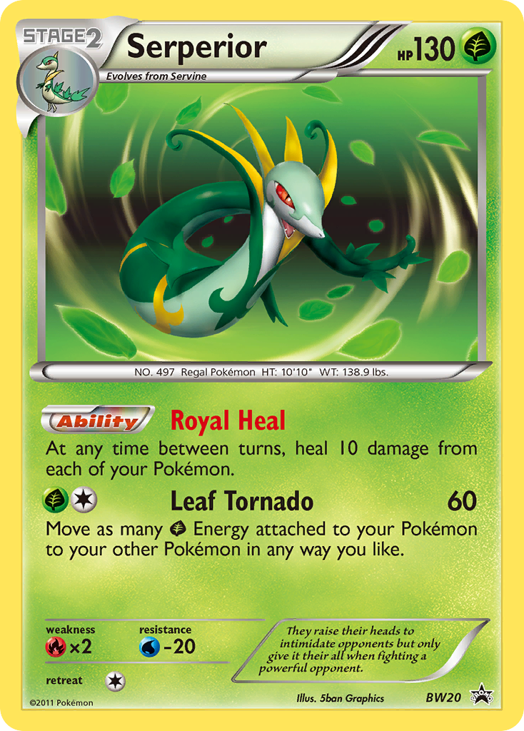 Serperior (BW20) [Black &amp; White: Black Star Promos] 