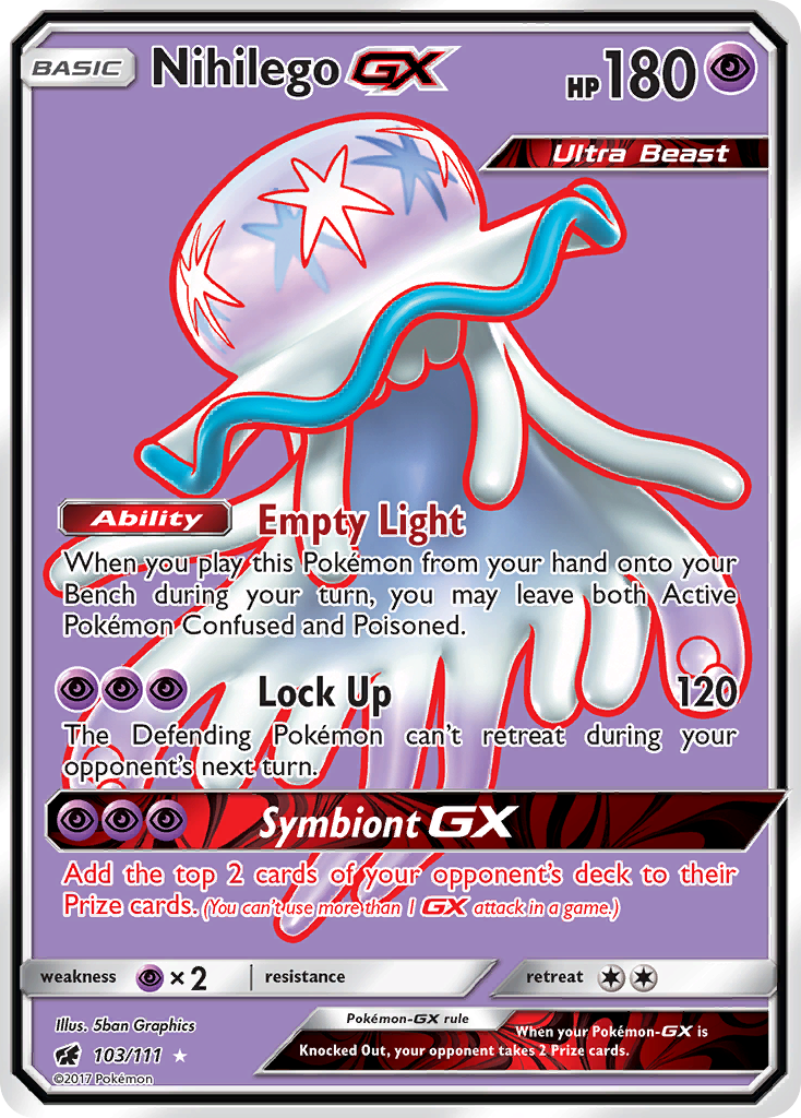 Nihilego GX (103/111) [Sun &amp; Moon: Crimson Invasion] 