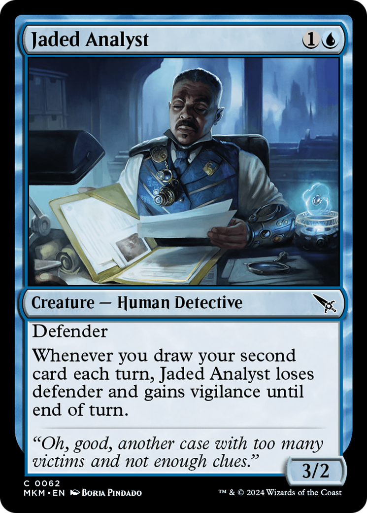 Jaded Analyst [Murders at Karlov Manor] 