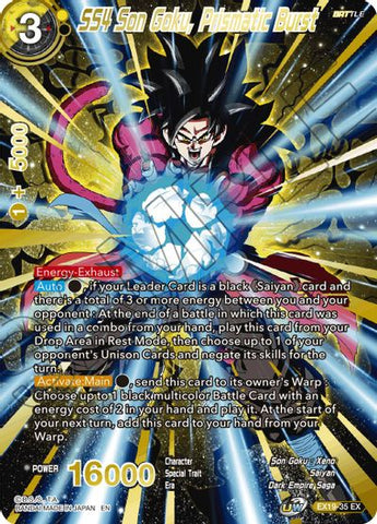 SS4 Son Goku, Prismatic Burst (EX19-35) [Special Anniversary Set 2021] 