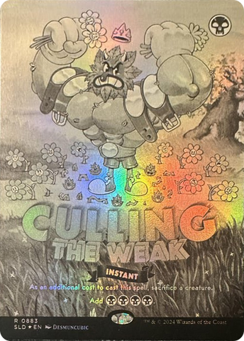 Culling the Weak (Black &amp; White Foil) [Secret Lair Drop Series] 