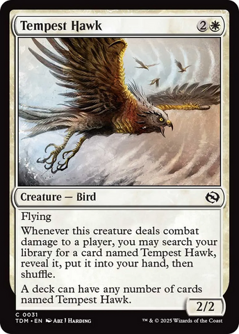 Tempest Hawk [Tarkir: Dragonstorm] 